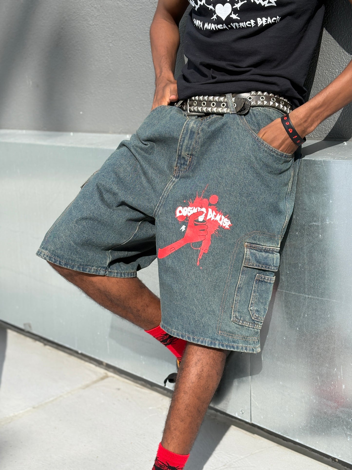 Y2K BAGGY JORTS